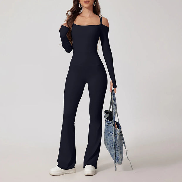 BOLD Yoga Flared Jumpsuit Women&