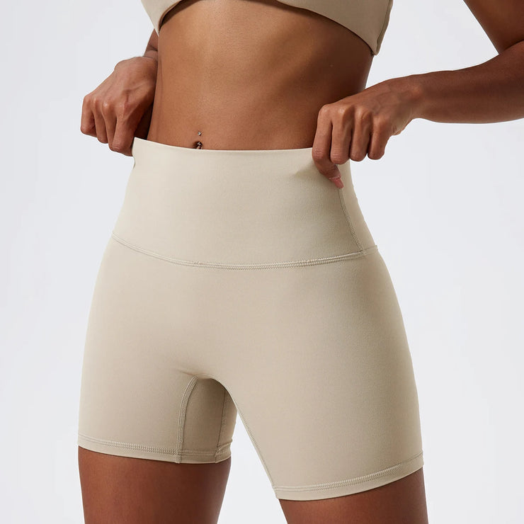 High Waist Push Up Active Shorts