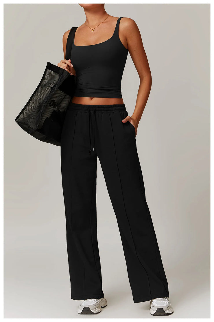 Women’s Elastic Fitness Yoga Crop