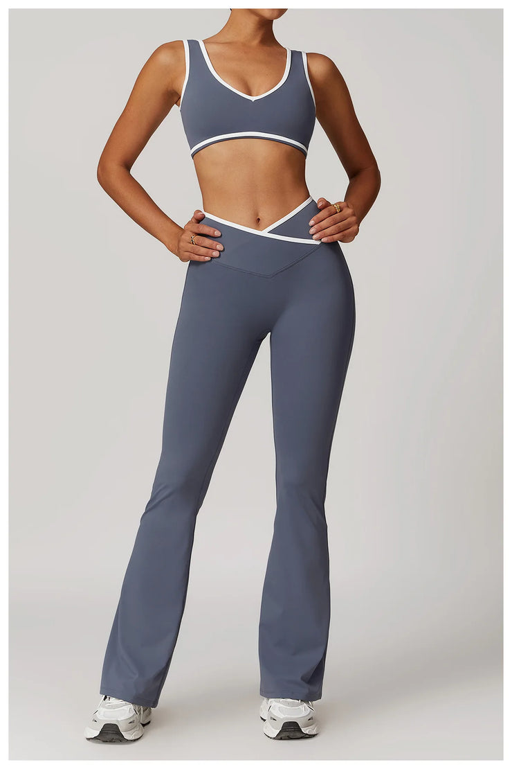 2PCS Nude Yoga Workout Set