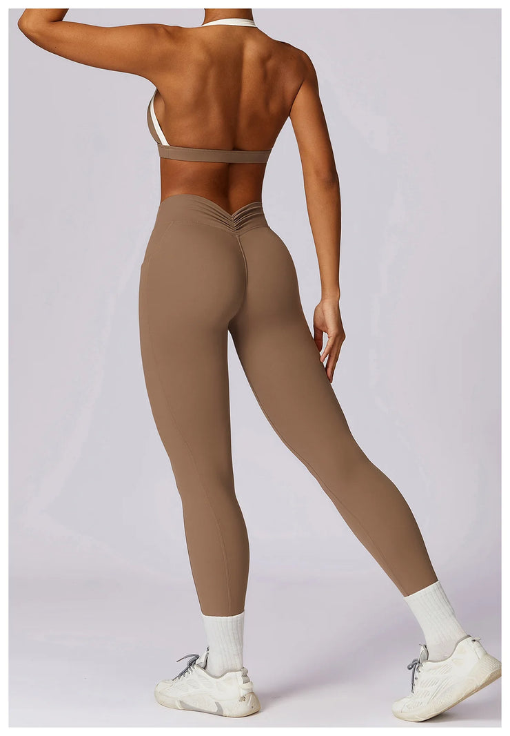 Long Sleeve Push-Up Sports Set