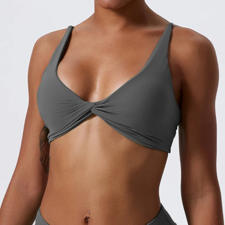 Sports Bra Shockproof Push Up Gym Top