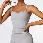 Sports Vest Women Gym Set