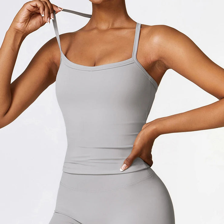 Sports Vest Women Gym Set
