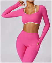 Long Sleeve Push-Up Sports Set