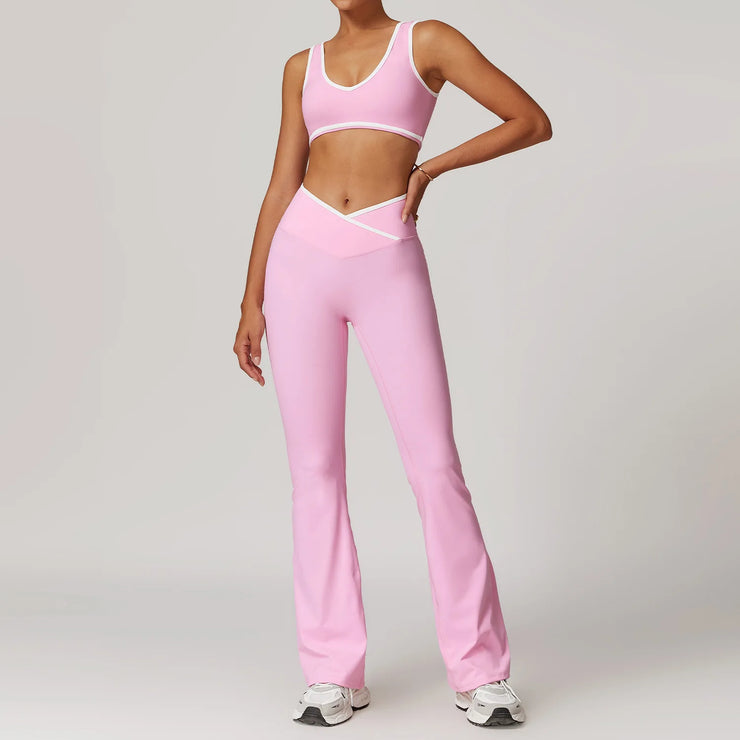 2PCS Nude Yoga Workout Set