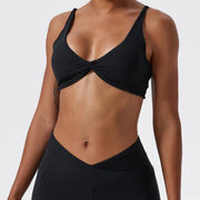 Sports Bra Shockproof Push Up Gym Top