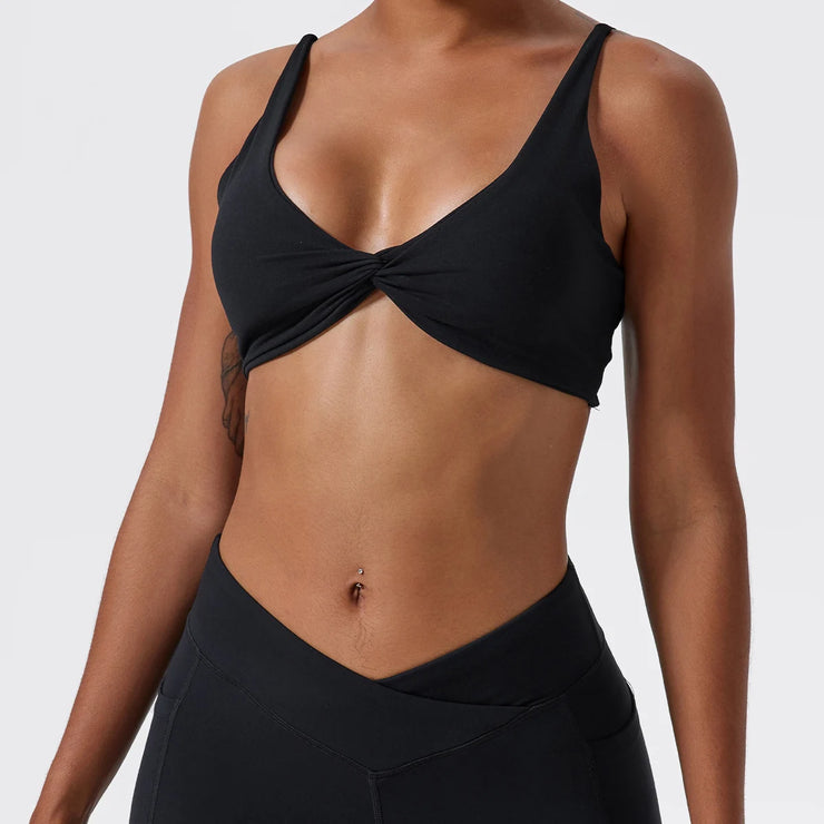 Sports Bra Shockproof Push Up Gym Top