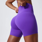 High Waist Push Up Active Shorts