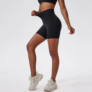 High Waist Push Up Active Shorts