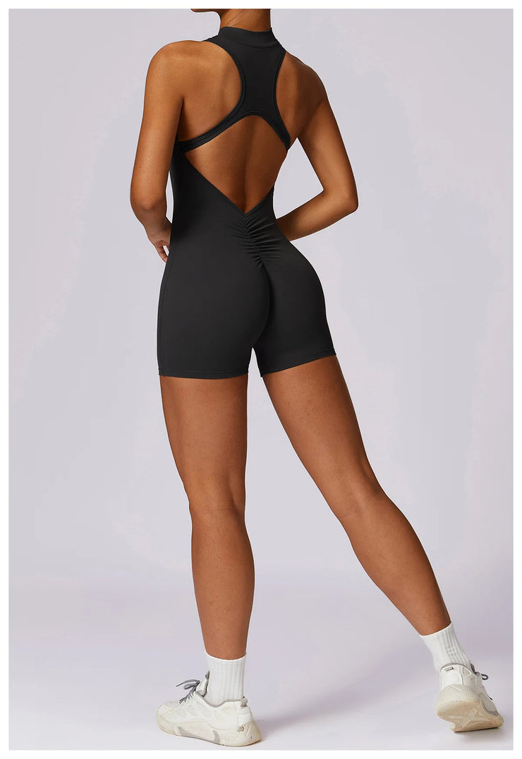 Sexy Backless Scrunch Butt Jumpsuit