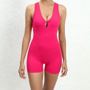 Padded Yoga Jumpsuit Workout Bodysuit