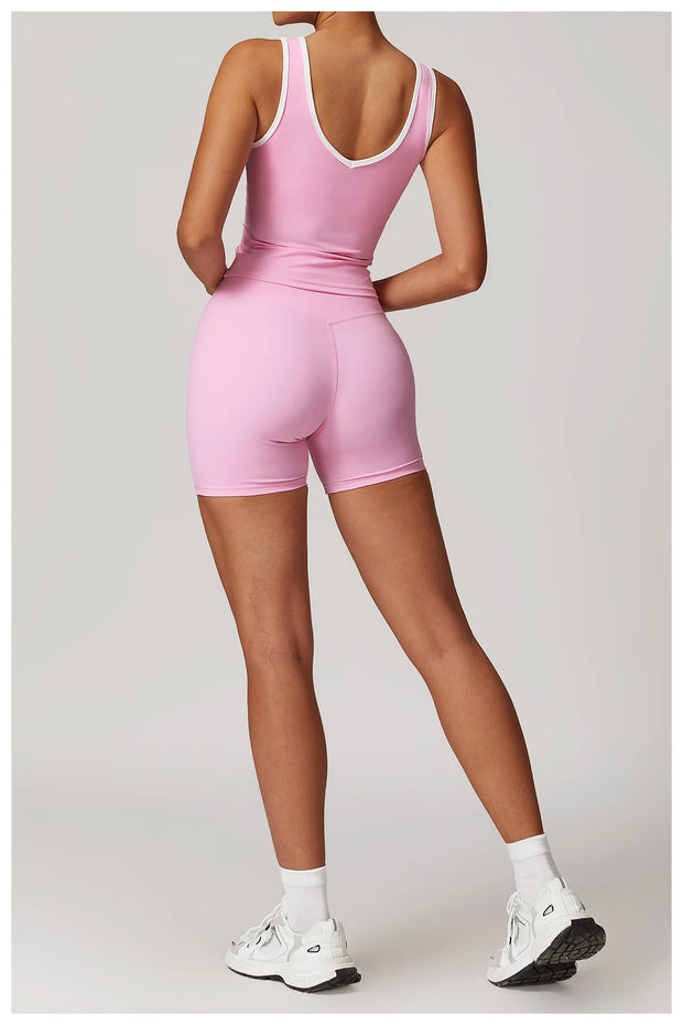 2PCS Nude Yoga Workout Set