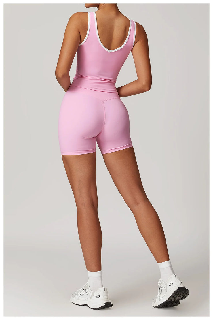 2PCS Nude Yoga Workout Set