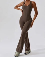 Women's V-Back Yoga Jumpsuit