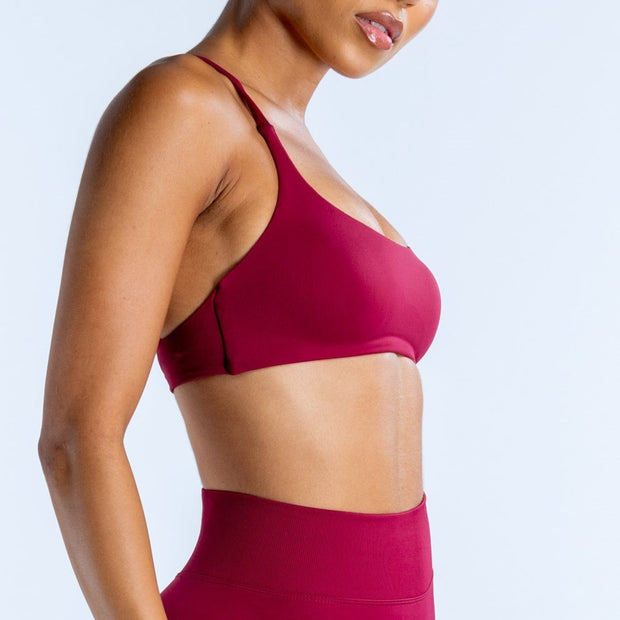 Twist Back High Support Bra