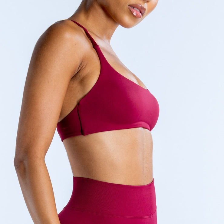 Twist Back High Support Bra